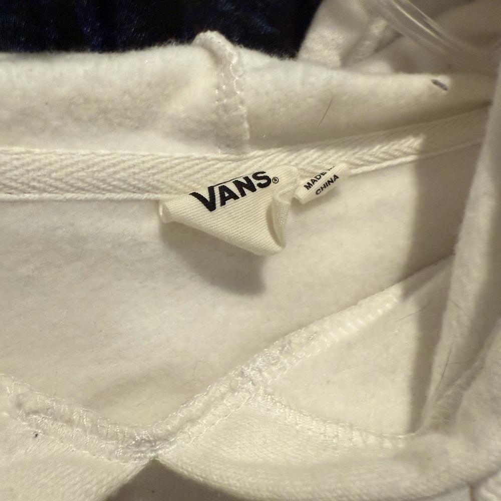 Vans White Hoodie